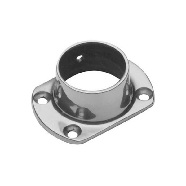 Lavi Industries Lavi Industries, Flange, Wall, Cut, for 1.5" Tubing, Polished Stainless Steel 40-511/1H - main